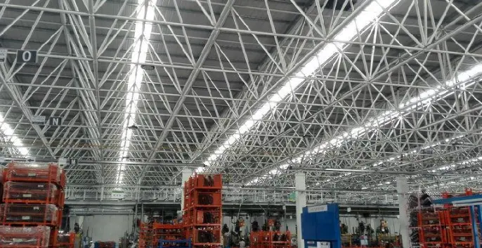 兴化加油站网架加工