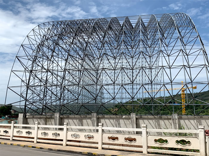 兴化山寨矿储煤棚网架